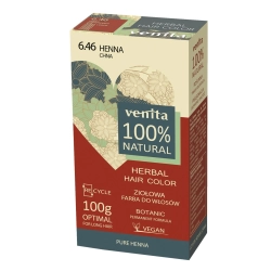 VENITA Herbal Hair Color Ziołowa farba do włosów nr 6.46 chna 100 g