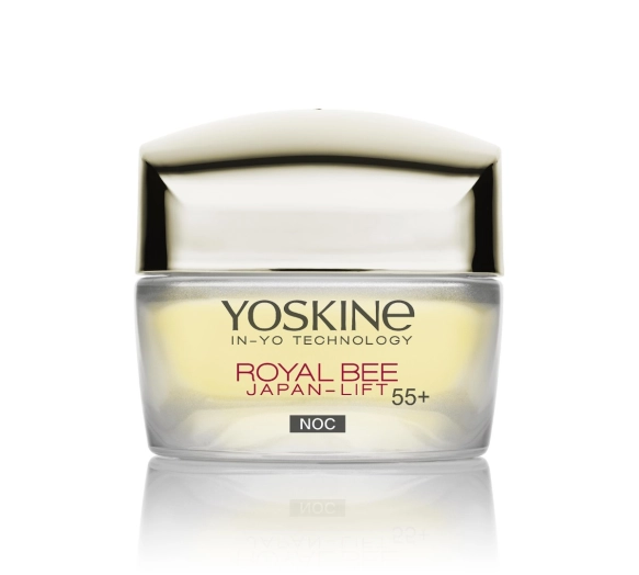 YOSKINE Royal Bee Japan-Lift 55+ Krem przeciwzmarszczkowy z peptydami na noc 50 ml