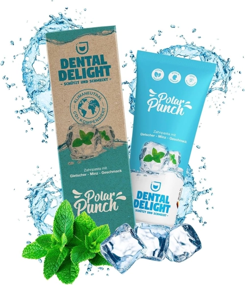 Зубна Паста зі Смаком Крижаної М'яти, Dental Delight Polar Punch, 75мл