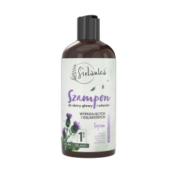 SIELANKA Szampon do skóry głowy i włosów z tendencją do wypadania i osłabionych Łopian 400 ml