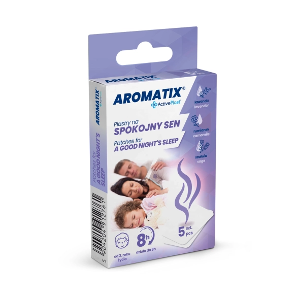 Plastry Aromatyczne AROMATIX Spokojny Sen z Lawendą 5 szt.