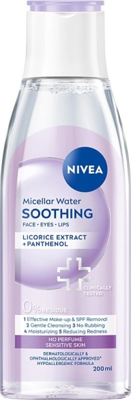 NIVEA Pielęgnujący Płyn micelarny 5w1 do cery wrażliwej i nadwrażliwej 200 ml
