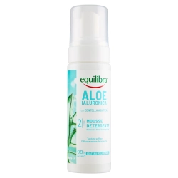 Pianka oczyszczająca z aloesem i kwasem hialuronowym, EQUILIBRA Aloe Ialuronica, 150ml