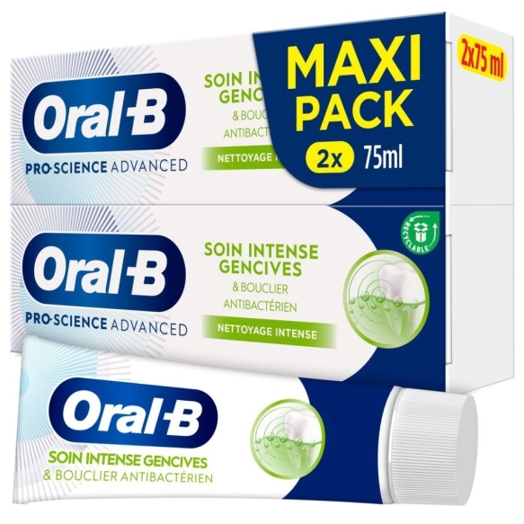 ORAL-B Pro-Science Advenced Pasta do zębów Intensive Gum Care 1 op. - 2 x 75 ml