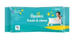 PAMPERS Fresh Clean Chusteczki nawilżane dla dzieci 1 op. - 52 szt.