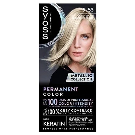 SYOSS Farba do włosów 9-53 Srebrzysty Blond