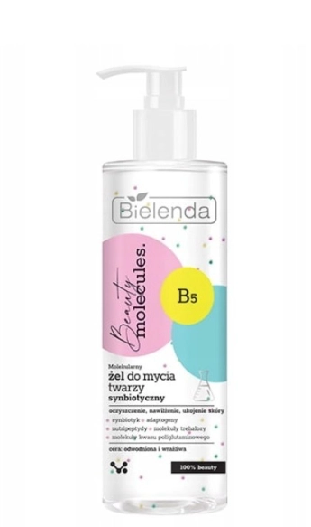 BIELENDA Beauty Molecules Molekularny żel do mycia twarzy synbiotyczny 195g