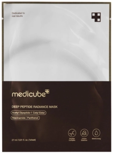 MEDICUBE Deep Peptide Radiance Maska w płachcie 27 ml