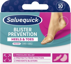 SALVEQUICK Plastry na pięty i palce Mix 10 szt.