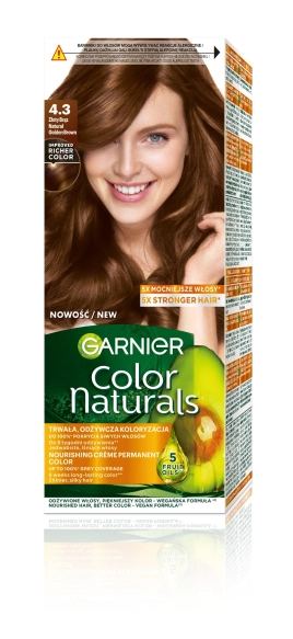 GARNIER Color Naturals  Farba nr 4.3 Złoty Brąz