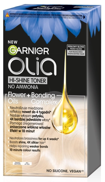 GARNIER Olia Hi-Shine  Toner do włosów blond Perłowy Blond