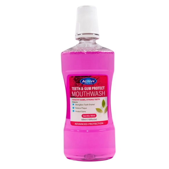 BEAUTY FORMULAS Teeth & Gum Protect Płyn do płukania jamy ustnej 500 ml