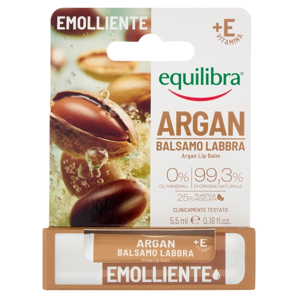 Arganowy balsam do ust w sztyfcie, Equilibra, 5,5ml