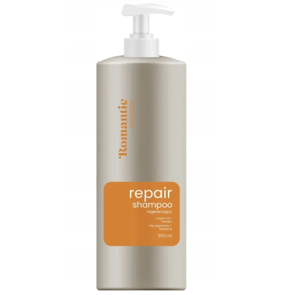 ROMANTIC Professional Szampon regenerujący do włosów zniszczonych i matowych Repair 850 ml
