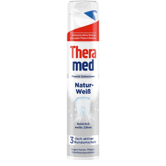 THERA MED Natur Weiss Pasta do zębów z pompką 100 ml