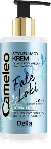 DELIA COSMETICS CAMELEO FALE LOKI Stylizujący krem do włosów kręconych i falowanych 150ml