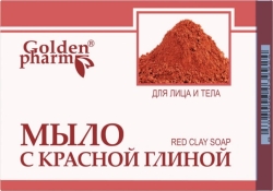 Мыло с красной глиной, Голденфарм, 70 г