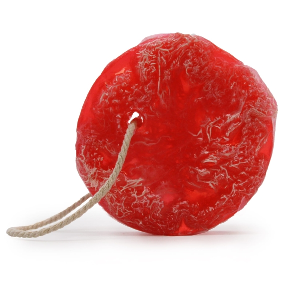 Truskawka i Guawa Mydło Peelingujące na Sznurku, Fruity Scrub, 150g