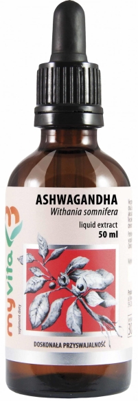 Ashwagandha Extract, Drops, Myvita, 50ml