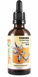 Kurkuma Ekstrakt 250 mg Krople, MyVita, 50 ml