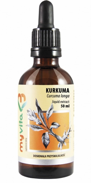 Turmeric Extract Drops, MyVita, 50 ml