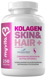 Collagen Skin&Hair Complex, Myvita, 250 tablets