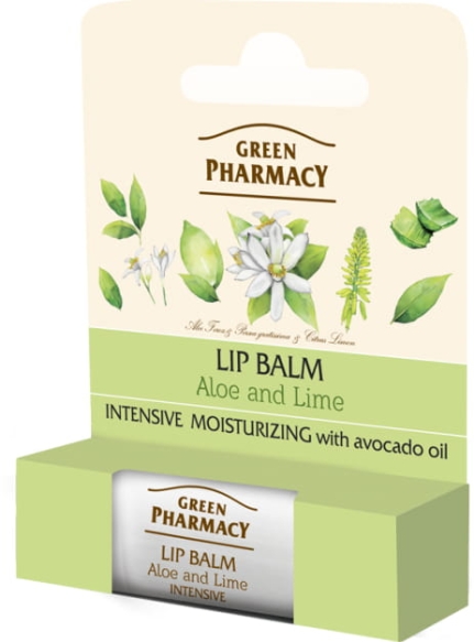 Aloes i Limonka Balsam do Ust Intensywnie Nawilżający, SPF10