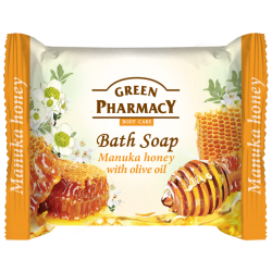 Manuka Honey Bath Soap with Olive Oil, Green Pharmacy, 100 g