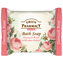 Damask Rose Bath Soap with Shea Butter, Green Pharmacy, 100 g
