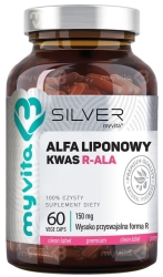 Альфалипоновая кислота R-ALA 100% SILVER PURE, Myvita