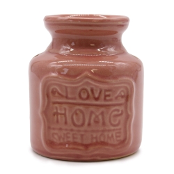 Kominek Zapachowy Ceramiczny HOME Różowy, 9cm