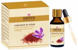 Ajurwedyjski serum do twarzy z szafranem Kumkumadi oil Serum, SATTVA, 30ml