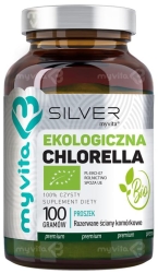 Хлорелла БИО порошок, 100% SILVER PURE, Myvita