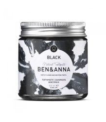 Ben & Anna Toothpaste Black in a Glass Jar, 100 ml