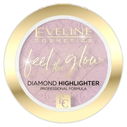 Хайлайтер для лица Eveline Feel The Glow Diamond Highlighter 03 Rose Gold