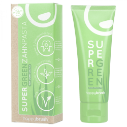 Веганская Зубная Паста Vegan Super Green, happybrush, 75мл