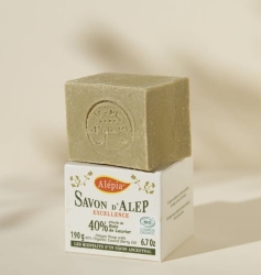 Мыло с лавровым маслом 40%  Aleppo Excellence, Alepia, 190г