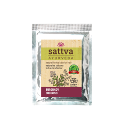 Henna Burgundy, Naturalna Farba do Włosów, Sattva, 10g