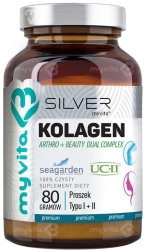 Kolagen Proszek TYP I&II - SILVER PURE 100%, Myvita