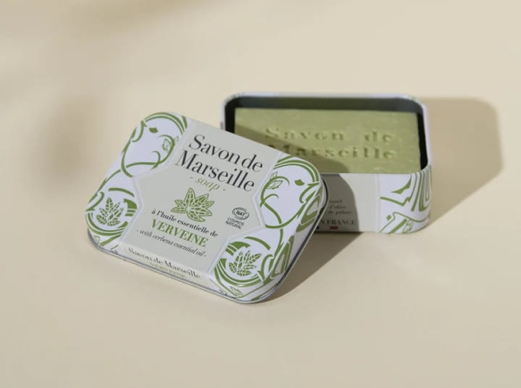 Verbena-scented Marseille soap, Alepia, 100g