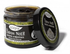 Authentic Black Soap, Alepia, 200g