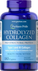 Hydrolizowany Kolagen 1000 mg, Puritan's Pride, 180 tabletek