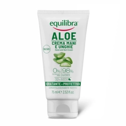 Aloe Vera Hand & Nail Cream, Equilibra, 75ml