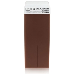 DEPILIA Wosk do depilacji w rolce - CZEKOLADA, 100ml