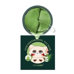 SersanLove Płatki pod Oczy Hydrożelowe z Aloesem Aloe Rehydrating Eye Mask, 60 sztuk