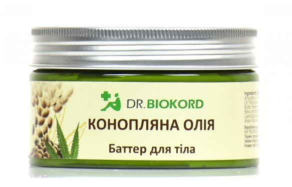 Hemp Body Butter, Dr. Biokord, 100% Natural, 250 ml