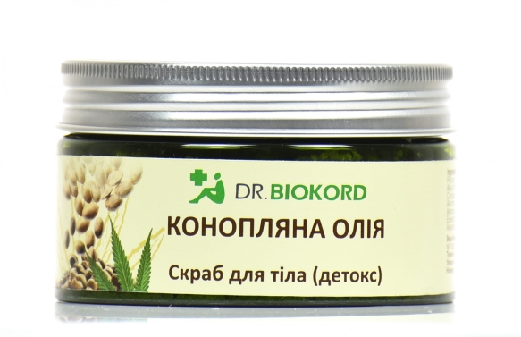 Hemp Body Detox Peeling, Dr. Biokord, 100% Natural, 250 ml