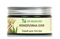 СПА Скраб для Тела Конопляный, Dr.Biokord, 100% Натуральный, 250 мл