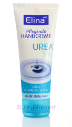 Odżywczy Krem ​​do Rąk 3% Mocznika Sensitive, Elina, 75 ml