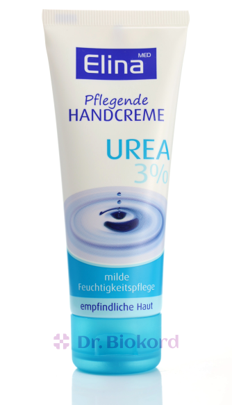 Odżywczy Krem ​​do Rąk 3% Mocznika Sensitive, Elina, 75 ml